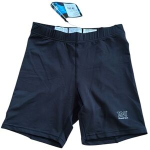 WOMENS BLACK ATHLETIC RUNNING SHORT SIZE: EU48 USXL